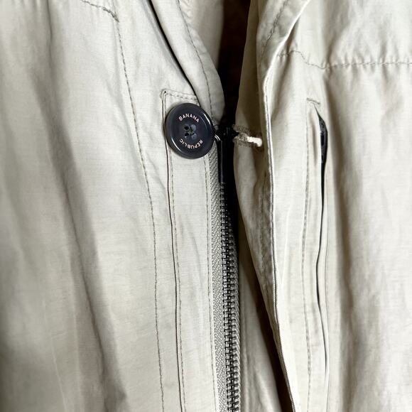 Banana Republic Field Jacket Men XL Military Utility VTG Gorpcore Travel Safari - Picture 6 of 9